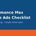 Performance Max Google Ads checklist